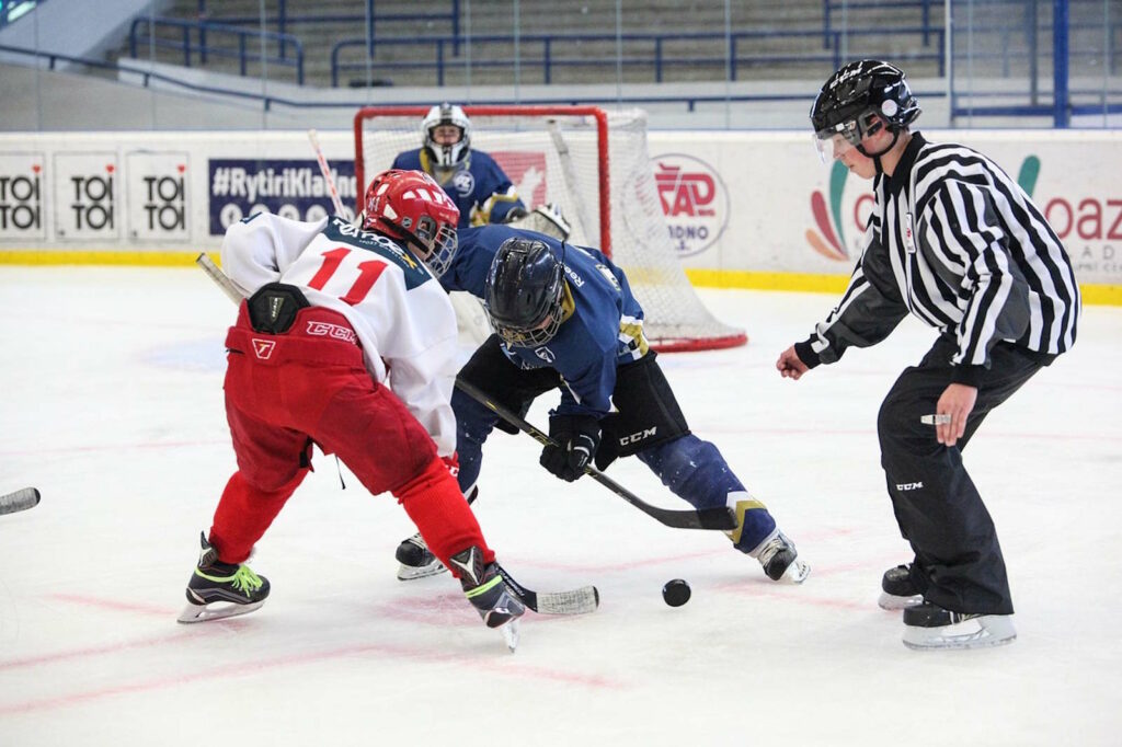 eishockey face-off